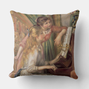 Pierre A Renoir Jonge meisjes in de Piano Kussen