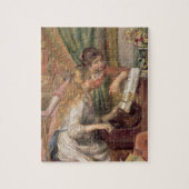 Pierre A Renoir | Jonge meisjes in de Piano Legpuzzel (Verticaal)