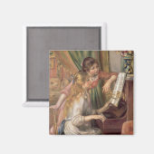 Pierre A Renoir | Jonge meisjes in de Piano Magneet (Voorkant / Achterkant)