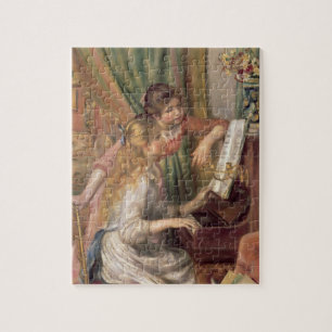 Pierre A Renoir  Jonge meisjes in Piano Legpuzzel
