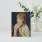 Pierre A Renoir | Jonge vrouw die haar haar haar h Briefkaart (Staand voorkant)