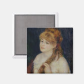 Pierre A Renoir | Jonge vrouw die haar haar haar h Magneet (Voorkant / Achterkant)