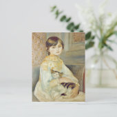 Pierre A Renoir | Julie Manet met Cat Briefkaart (Staand voorkant)