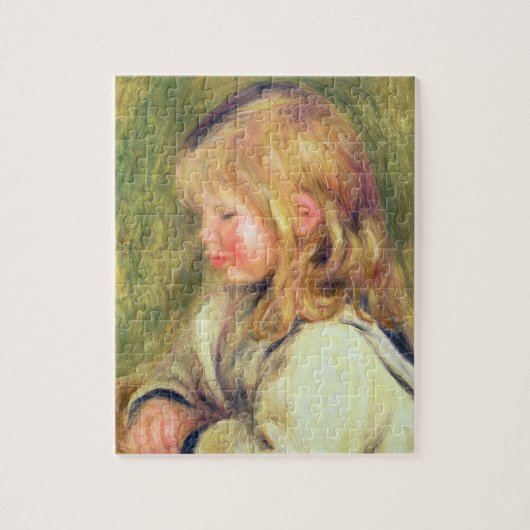 Pierre A Renoir | Kind in een witte Shirt Legpuzzel (Verticaal)