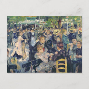 Pierre A Renoir   Kol bij de Moulin de la Galette Briefkaart