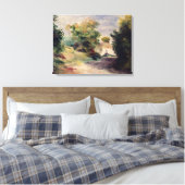 Pierre A Renoir | Landschap bij Cagnes Canvas Afdruk (Insitu (Slaapkamer))