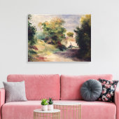 Pierre A Renoir | Landschap bij Cagnes Canvas Afdruk (Insitu (Woonkamer))