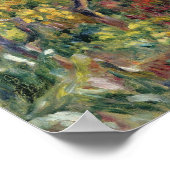 Pierre A Renoir | Landschap in Beaulieu Poster (Hoek)