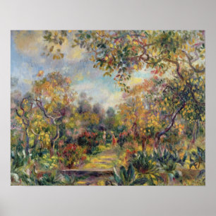 Pierre A Renoir Landschap in Beaulieu Poster