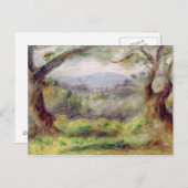 Pierre A Renoir | Landschap in Les Collettes Briefkaart (Voorkant / Achterkant)