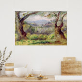 Pierre A Renoir | Landschap in Les Collettes Poster (Keuken)