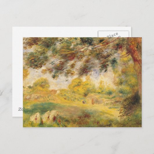 Pierre A Renoir | Landschap van het voorjaar Briefkaart (Voorkant / Achterkant)