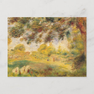 Pierre A Renoir Landschap van het voorjaar Briefkaart
