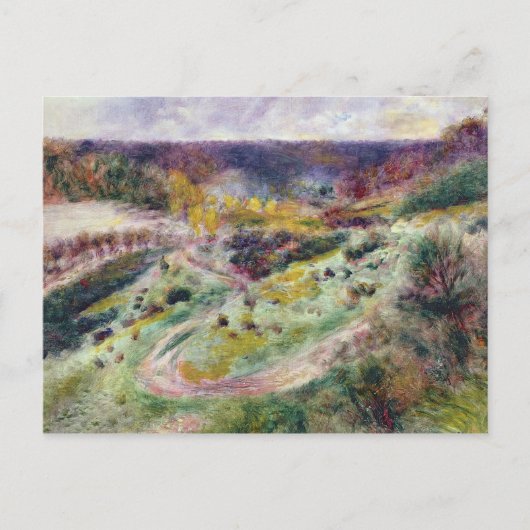 Pierre A Renoir | Landschap van Warhegemont Briefkaart (Voorkant)
