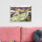 Pierre A Renoir | Landschap van Warhegemont Canvas Afdruk (Insitu (Woonkamer))