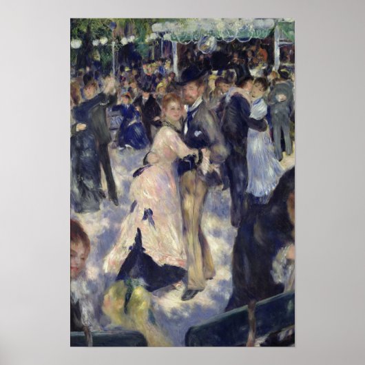 Pierre A Renoir | Le Moulin de la Galette Poster (Voorkant)