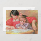 Pierre A Renoir | Leontine en Coco Briefkaart (Voorkant / Achterkant)