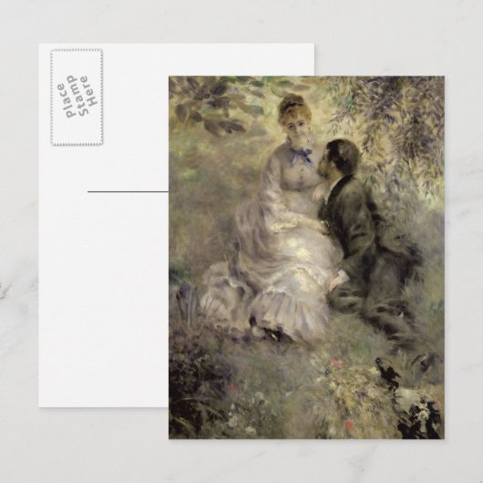 Pierre A Renoir | Lovers Briefkaart (Voorkant / Achterkant)