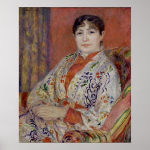 Pierre A Renoir   Madame Heriot Poster