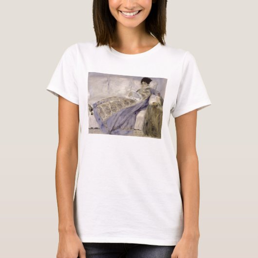 Pierre A Renoir | Madame Monet op een sofa T-shirt (Voorkant)