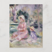 Pierre A Renoir | Madame Renoir en haar zoon Pierr Briefkaart (Voorkant)