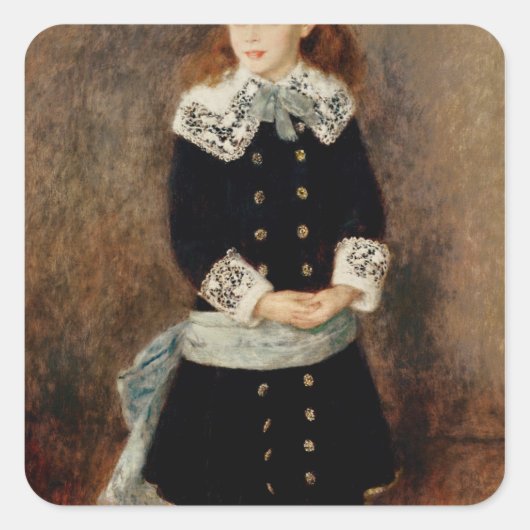 Pierre A Renoir | Marthe Berard Vierkante Sticker (Voorkant)