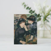 Pierre A Renoir | Meisjes in zwart Briefkaart (Staand voorkant)