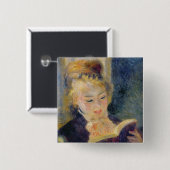 Pierre A Renoir | Meislezer Vierkante Button 5,1 Cm (Voorkant /achterkant)
