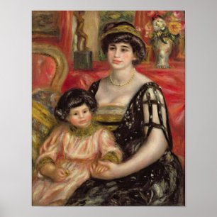 Pierre A Renoir Mevrouw Josse Bernheim-Jeune en Poster