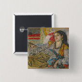 Pierre A Renoir | Olympia Vierkante Button 5,1 Cm (Voorkant /achterkant)