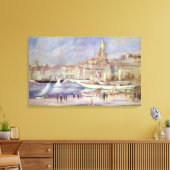 Pierre A Renoir | Oude haven van Marseille Canvas Afdruk (Insitu (Woonkamer))
