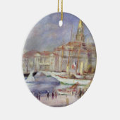 Pierre A Renoir | Oude haven van Marseille Keramisch Ornament (Rechts)
