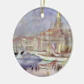 Pierre A Renoir | Oude haven van Marseille Keramisch Ornament (Links)