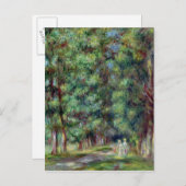Pierre A Renoir | Pad in hout Briefkaart (Voorkant / Achterkant)