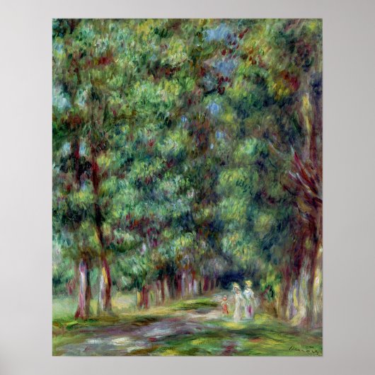 Pierre A Renoir | Pad in hout Poster (Voorkant)