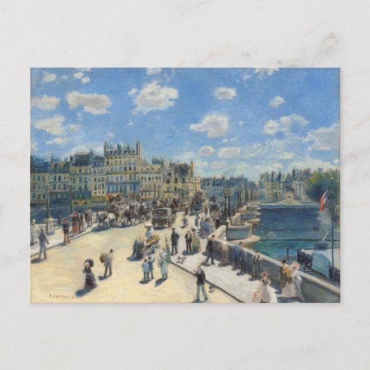 Pierre A Renoir | Pont Neuf, Parijs Briefkaart (Voorkant)