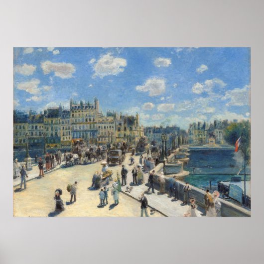 Pierre A Renoir | Pont Neuf, Parijs Poster (Voorkant)
