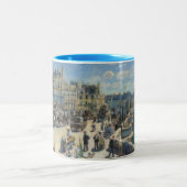 Pierre A Renoir | Pont Neuf, Parijs Tweekleurige Koffiemok (Center)