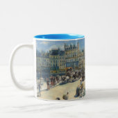 Pierre A Renoir | Pont Neuf, Parijs Tweekleurige Koffiemok (Links)