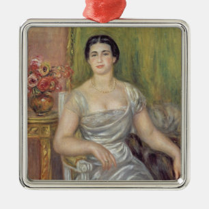 Pierre A Renoir   Portret van A. Valliere-Merzbach Metalen Ornament