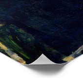 Pierre A Renoir | Portret van Claude Monet Poster (Hoek)