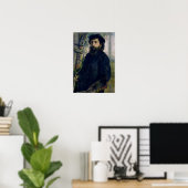 Pierre A Renoir | Portret van Claude Monet Poster (Thuiskantoor)