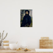 Pierre A Renoir | Portret van Claude Monet Poster (Keuken)