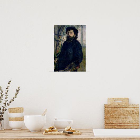 Pierre A Renoir | Portret van Claude Monet Poster (Keuken)