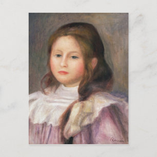 Pierre A Renoir Portret van een kind 2 Briefkaart