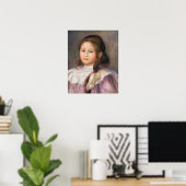 Pierre A Renoir | Portret van een kind 2 Poster (Thuiskantoor)