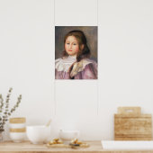 Pierre A Renoir | Portret van een kind 2 Poster (Keuken)