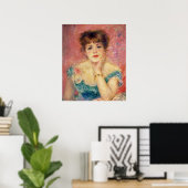 Pierre A Renoir | Portret van Jeanne Samary Poster (Thuiskantoor)