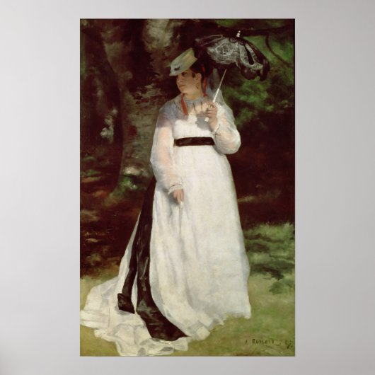 Pierre A Renoir | Portret van Lise Poster (Voorkant)