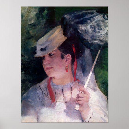 Pierre A Renoir | Portret van Lise Poster (Voorkant)